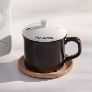 힐링요 원적외선 알칼리머그(전자레인지 전용), 1개