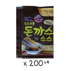 업소용 오뚜기 일회용 돈까스소스 30g 한박스, 200개