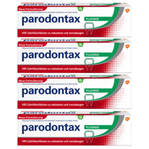 파로돈탁스 독일 Paodontax 플루오라이드(그린) 잇몸 치약 75ml 묶음 독일직배송, 4개