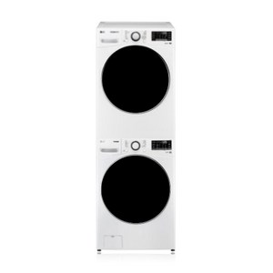 LG전자 트롬 드럼세탁기 21kg + 건조기 19kg F21WDLP-9WW 세트 방문설치, 화이트(유광)