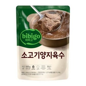 비비고 소고기 양지육수, 500g, 15개