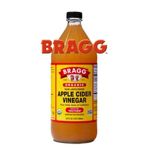 브래그 유기농 사과 식초, 946ml, 1개