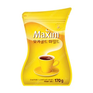 동서 맥심 모카골드 마일드 리필 170g 블랙 알커피