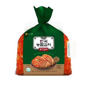 [농협식품] 한국농협김치 포기김치 2.5kg, 포기김치 2.5kg x 1개, 1개