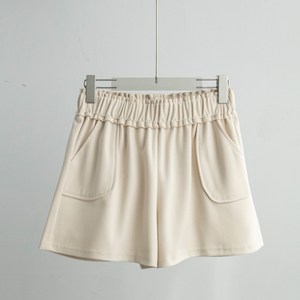 여성용 따뜻한 하이웨스트 모직 반바지 Women's shorts