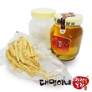 금산수삼 꿀인삼 세트(꿀1.2kg+수삼250g), 1개