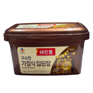 해찬들 구수한 가정식 집된장, 1kg, 1개