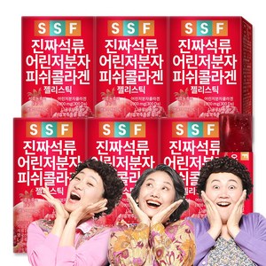 순수식품 진짜 석류 저분자 피쉬콜라겐 젤리 스틱, 300g, 6개