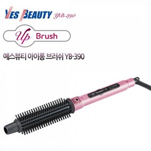 고데기 헤어 아이롱 빗 브러쉬, 브러쉬 PINK 390 (22mm)