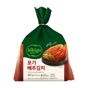 비비고 포기 배추김치, 900g, 2개