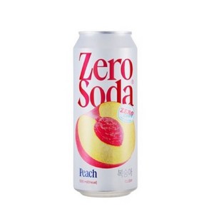 클룹 제로소다 복숭아, 500ml, 12개