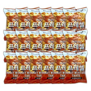 프레첼 허니향 머스타드맛, 85g, 18개