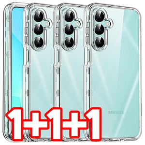 벌크온 1+1+1 갤럭시 A16 LTE 전용 소프트 핏 기본 투명 젤리 케이스