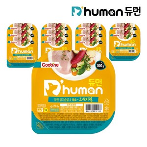 듀먼 강아지 자연화식 100g 12팩, 닭가슴살&채소 오리지널 100g