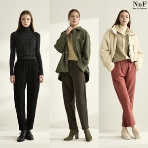 [쇼핑엔티] 24FW Nnf 코듀로이 보아퍼 여성 팬츠 3종