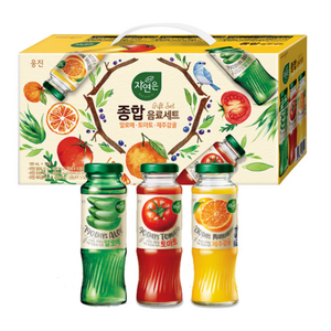 자연은 종합음료세트, 180ml, 1세트