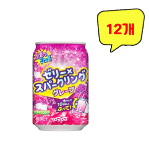 다이도 흔들어먹는 젤리소다 포도맛, 12개, 280ml