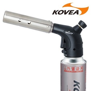 [2025년 신상품] 코베아 마스터블랙 가스토치 액화방지 순간점화 캠핑토치 KT-2025, 1개, 블랙