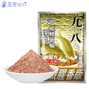 [용왕낚시] 918야전성향 민물낚시떡밥 붕어낚시 잉어낚시 떡밥 집어제 글루텐 어분, 300g, 1개