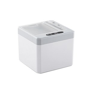 식당 업소용 이쑤시개통 비접촉 자동 디스펜서 스마트 센서 이쑤시개 케이스 요지통, 그레이, 1개