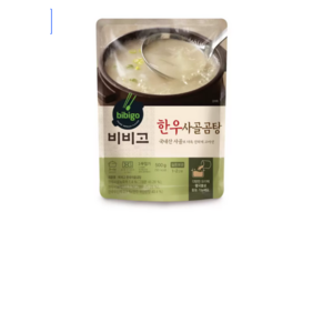 비비고 한우사골곰탕, 500g, 4개