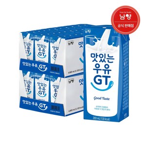 맛있는우유GT 멸균우유, 200ml, 48개