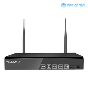 YESKAMO 예스카모 500만 화소 CCTV 무선 실내 증설용 WiFi 돔 카메라, KR-NVR10804-DZJ, 1개