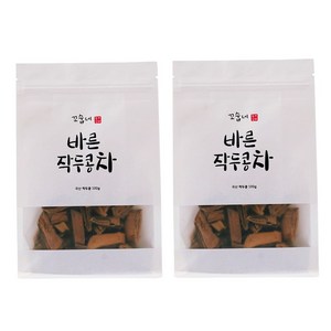 꼬숩네 국산 작두콩차 2팩 코와 목이 좋아하는 상쾌한 수세미차, 2개, 100g, 1개입