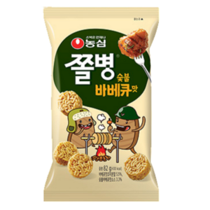 쫄병스낵 바베큐맛, 82g, 30개