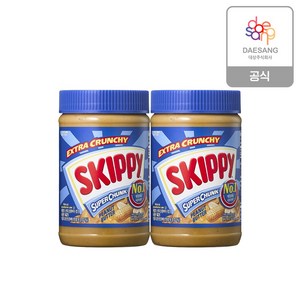 스키피 땅콩버터 청크 462g, 2개