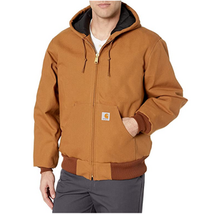 칼하트 퀼트 남성 액티브 재킷 된장색