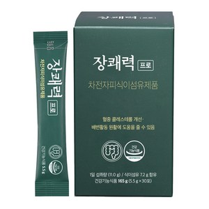 장쾌력 프로 2주분 5.5g x 30포 차전자피 식이섬유 쾌변, 5gx30포, 1개