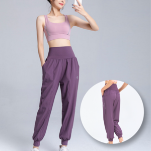 준코코 여성 하이웨스트 요가 필라테스복 하렘 요가복 조거팬츠 운동복 바지