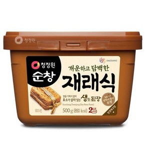 청정원 순창재래식생된장500g 2개 + 순창태양초현미찰고추장500g 2개, 500g