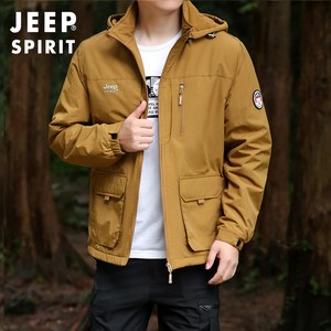 JEEP SPIRIT 남성용 간절기 오버핏 후드점퍼 멀티포켓 캐주얼재킷 Y-JP8818A+사은품