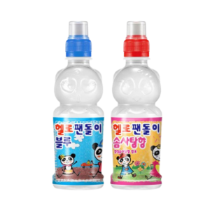 [한번에먹자쇼핑몰] 헬로 팬돌이 280ml 2종 혼합 구성세트 / 솜사탕 6개 + 블루 6개 / 총 12개, 1세트