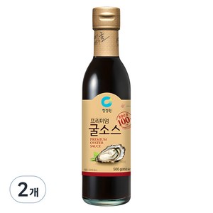 청정원 프리미엄 굴소스, 500g, 2개