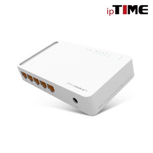 기가비트 5포트 스위칭허브 이에프엠 ipTIME H6005/스위칭 용량 10Gbps / 점보 프레임, 1개