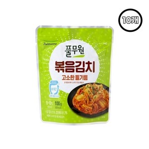 (상온)[풀무원]들기름 볶음김치 100gx10, 10개, 100g