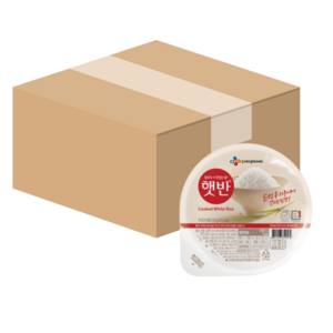 CJ 햇반 중간공기 백미밥, 200g, 30개