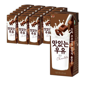 맛있는 우유GT 초코우유, 180ml, 48개