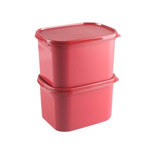 타파웨어 Tupperware 대용량 김치통 직사각, 2개, 1.9L