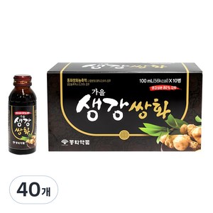 동화약품 부채표 가을생강쌍화, 100ml, 40개