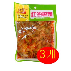 다원중국식품 중국짜차이 홍텅 홍유짜차이무침 218g 3개세트, 3개