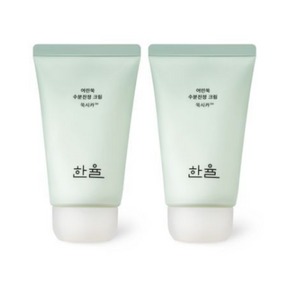 한율 어린쑥 수분 진정 크림, 55ml, 2개