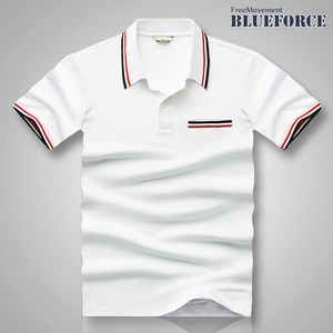 블루포스 남성용 세러블 캐주얼 커플룩 단체복 반팔카라티