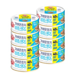 오뚜기 가벼운참치 라이트스탠다드, 200g, 8개