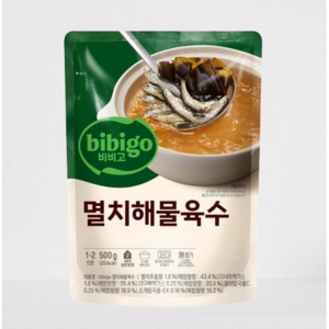 CJ 비비고 진국육수 멸치해물육수 500g 10개 코스트코