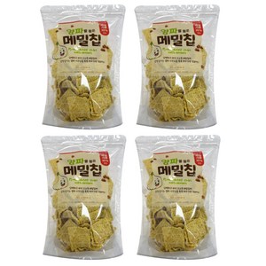 GloRyHy싱싱 양파를 품은 메밀칩 160g x4봉 대용량 버큇칩, 4개