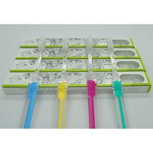 에스앤지 어린이 고급 슬림모 칫솔, 랜덤 발송, 1개, 12개입